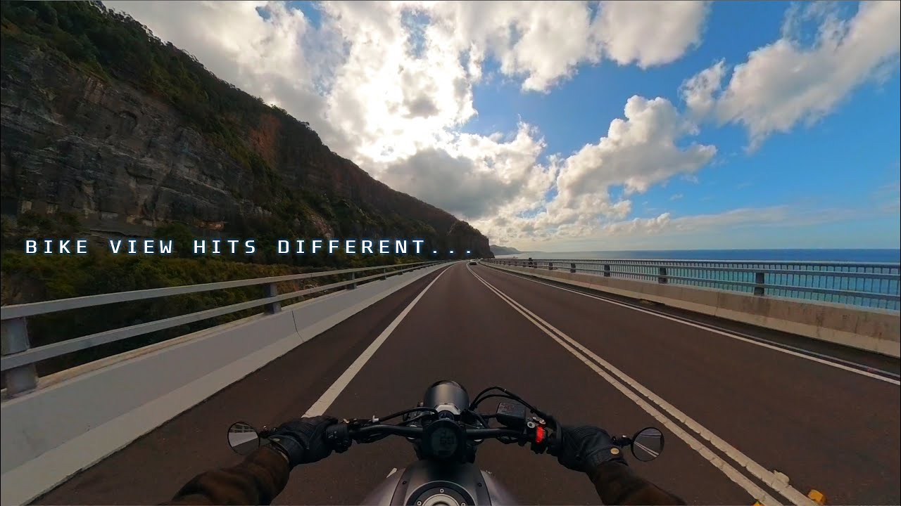 Bulli pass to stanwell | Motorcycle POV | Seacliff bridge