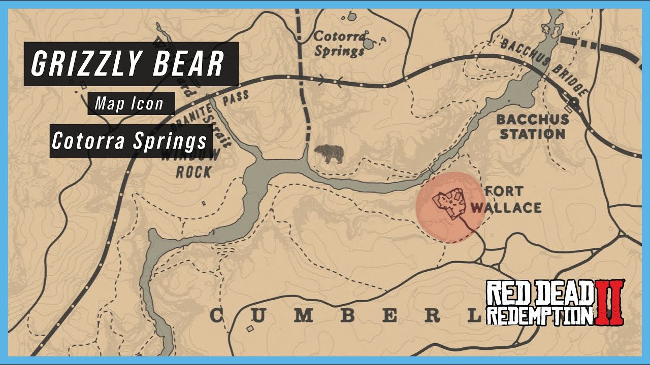 How to Reveal the Grizzly Bear Map Icon at Cotorra Springs!