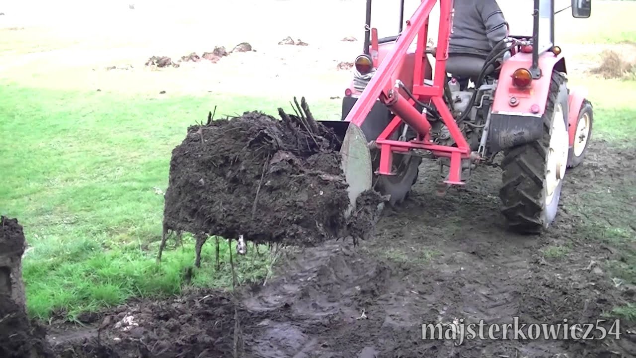Ładowacz obornika DIY  / Manure Loader for tractor Home Made