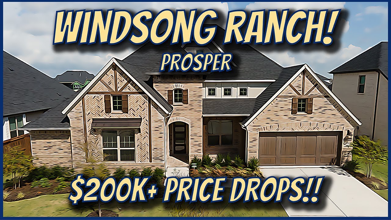 Touring Windsong Ranch--A $200K Price Drop Home in Prosper's Premier Community featuring The Lagoon!