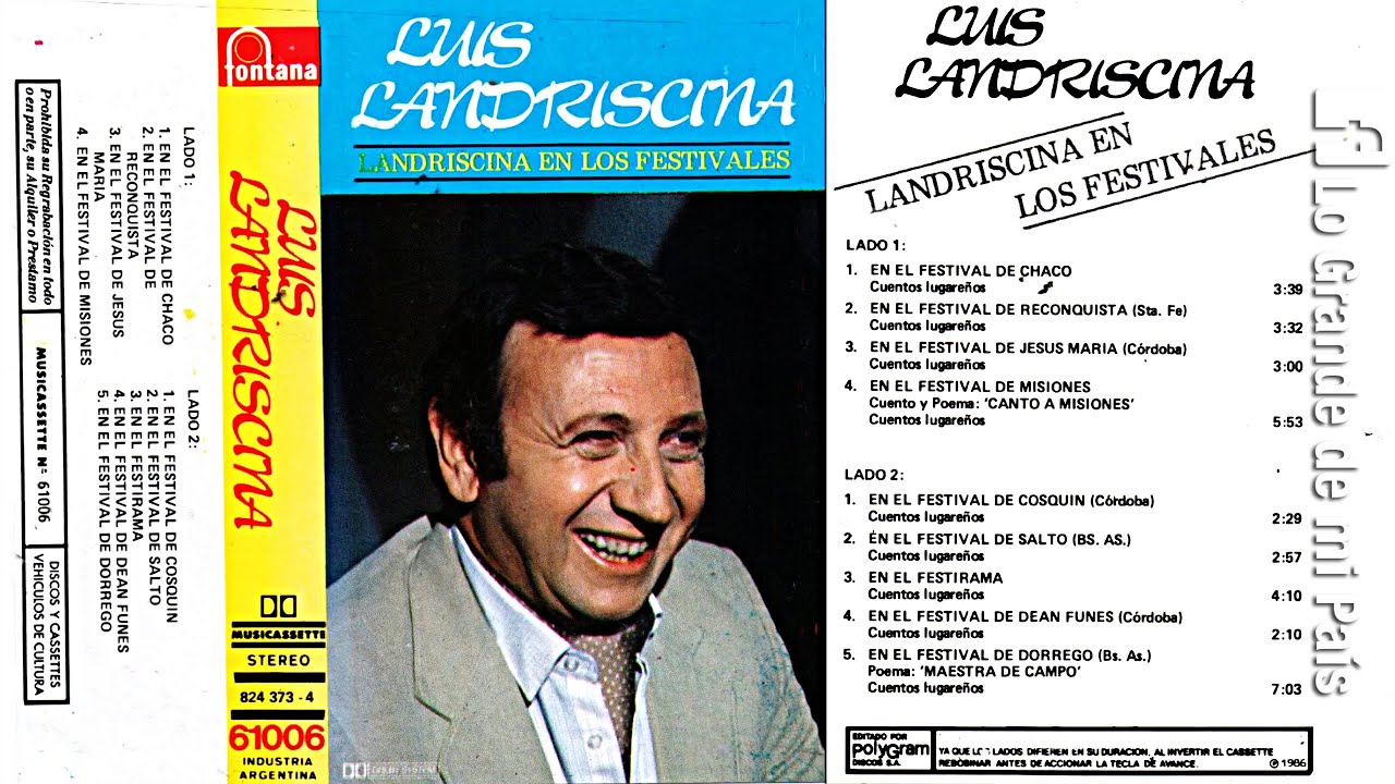 Luis Landriscina | En los Festivales  1986