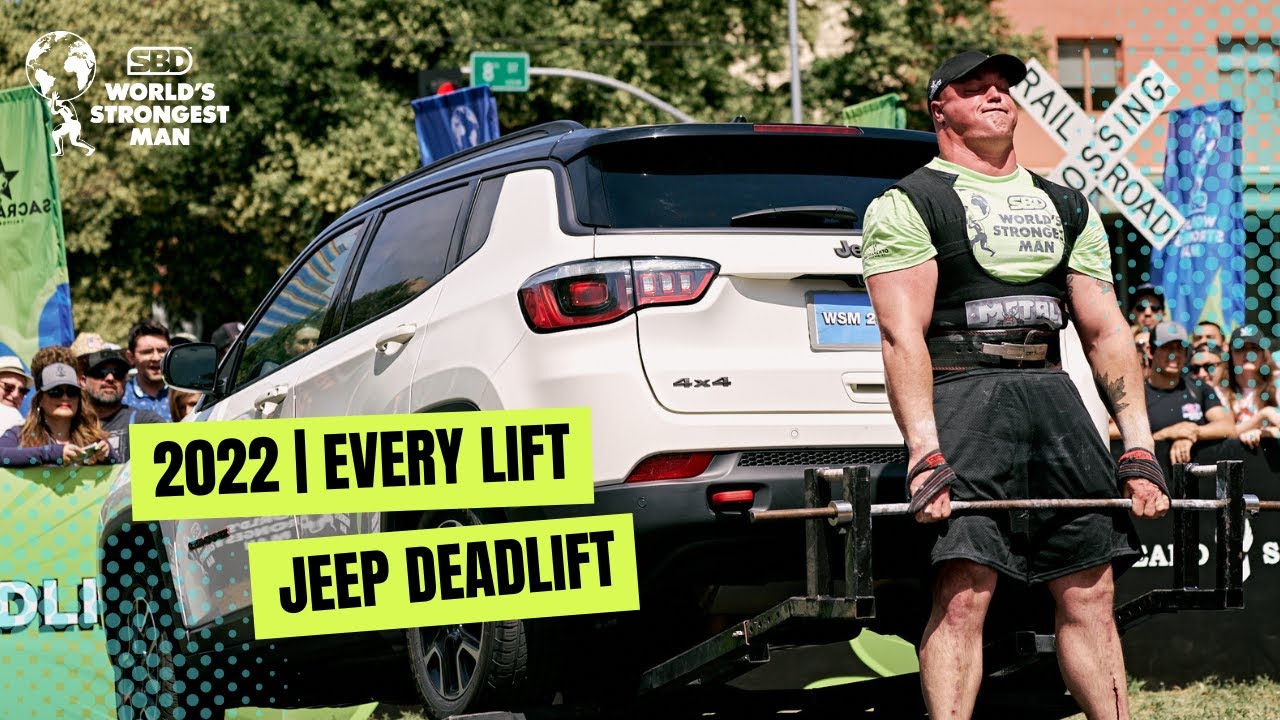 EVERY LIFT | Jeep Deadlift | 2022 SBD World's Strongest Man