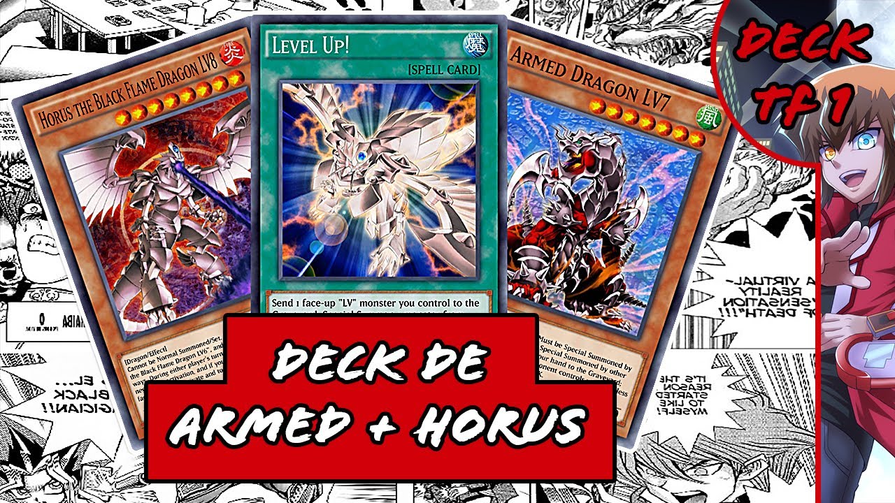 Yu-Gi-Oh! GX Tag Force - |DECK| - DRAGÃO ARMADO + HORUS (ARMED+HORUS)