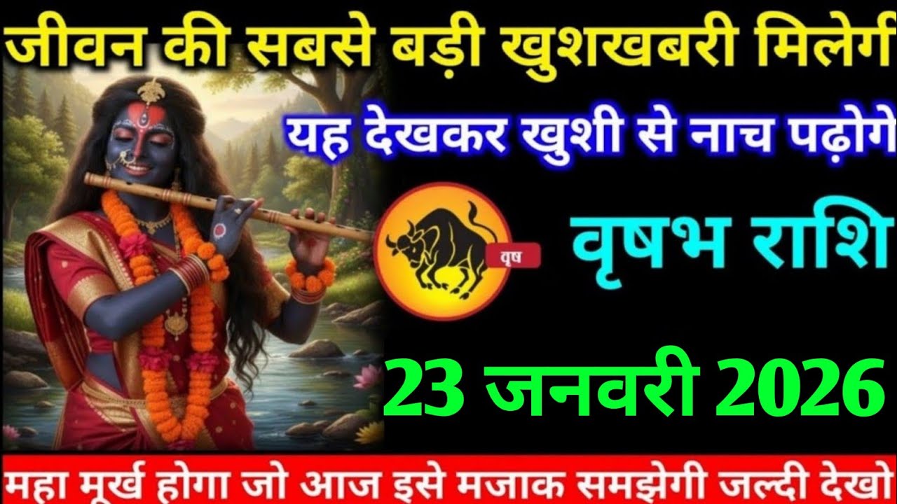 वृषभ राशि वालों 20 जनवरी 2026 से अब आपको जीवन की सबसे बड़ी खुशखबरी मिलेगी#vrishabh#rashifal 