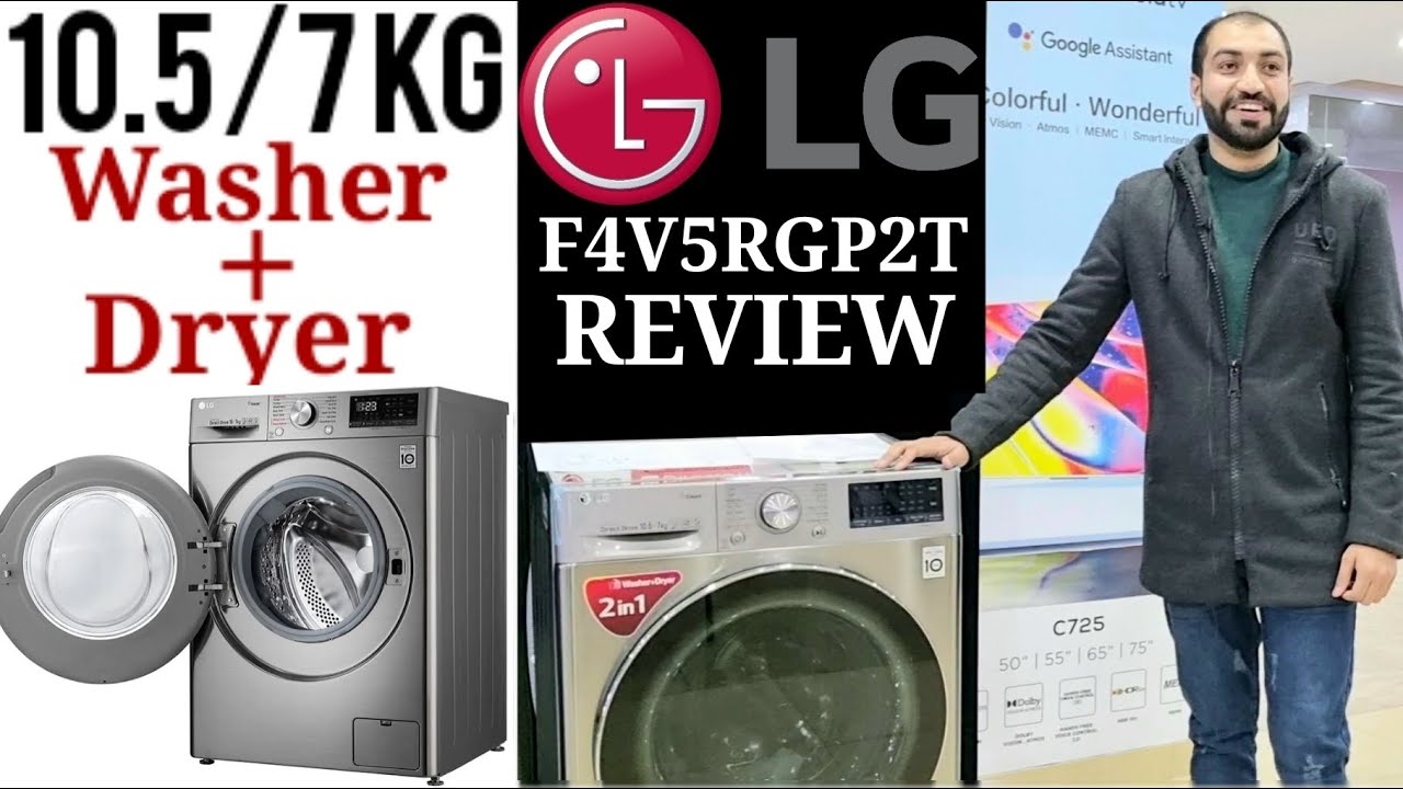 LG Frontload Washing Machine | F4V5RGP2T | 10.5 KG | Price In Pakistan | Review | Specifications