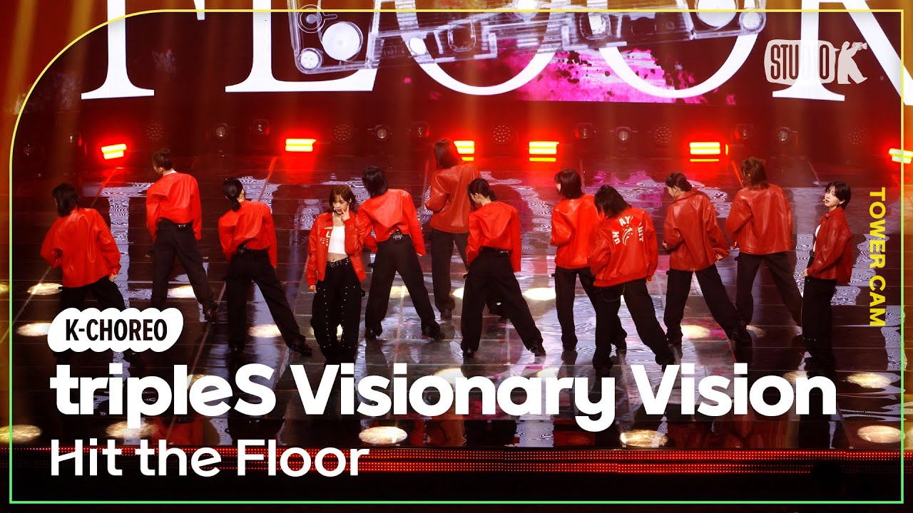 [K-Choreo Tower Cam 4K] 트리플에스 VV 직캠 'Hit the Floor'(tripleS VV Choreography) l @MusicBank KBS 241108
