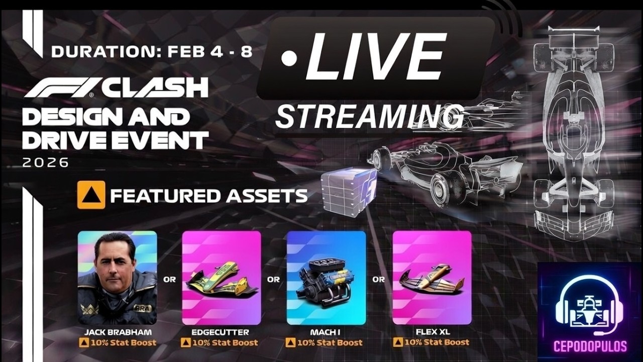F1 CLASH 2026 |🔴 EVENTO DISEÑO Y PILOTAJE RONDA FINAL | GAME PLAY EN ESPAÑOL