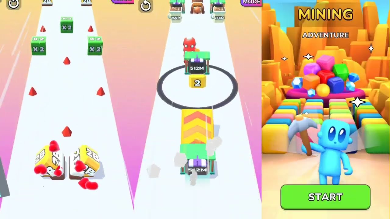 Jelly Run 2048 Showdown: Normal Mode vs Infinity Mode | 4T vs 16M vs 8B Epic Race Part-16