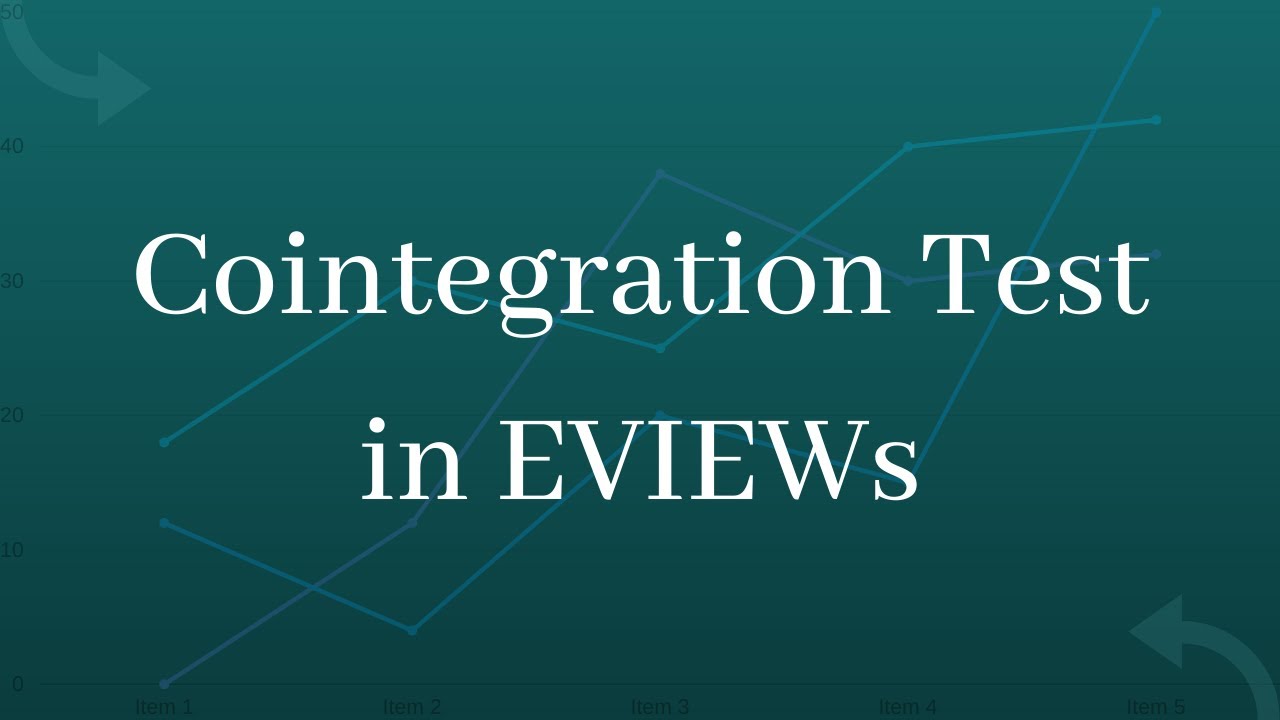 Тест коинтеграции в EVIEW