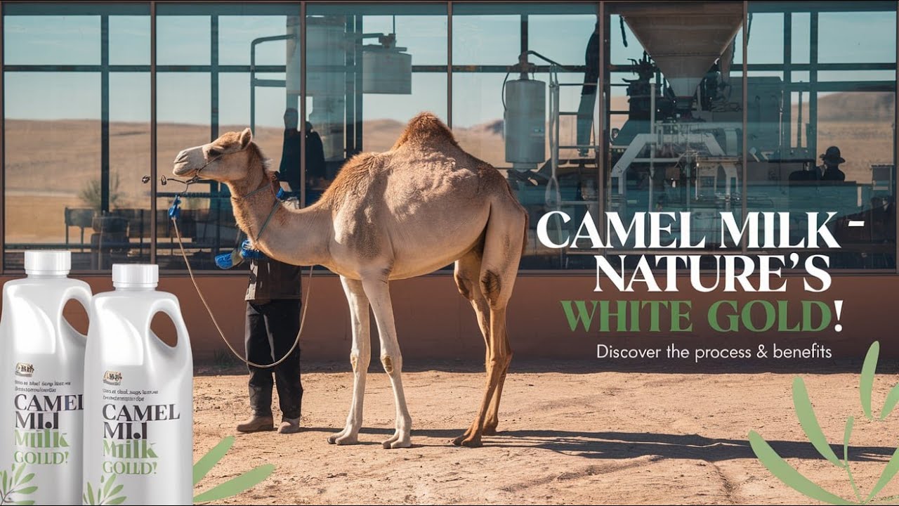 Exploring the Camel Milk Processing Plant: The Desert's White Gold
