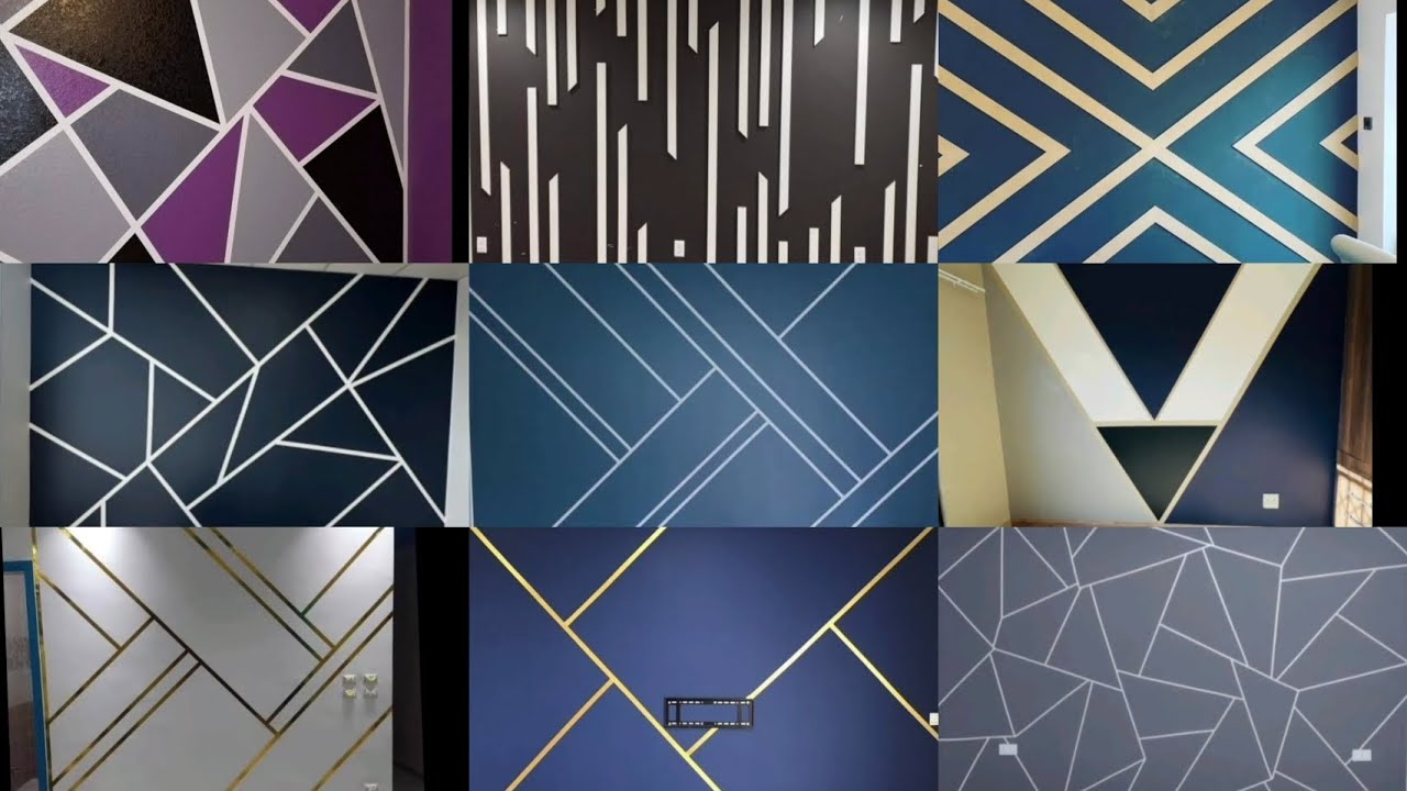 Unique Wall Painting Ideas for Living Room & Bedroom | #wallpaintingideas #wallpainting #walldesign