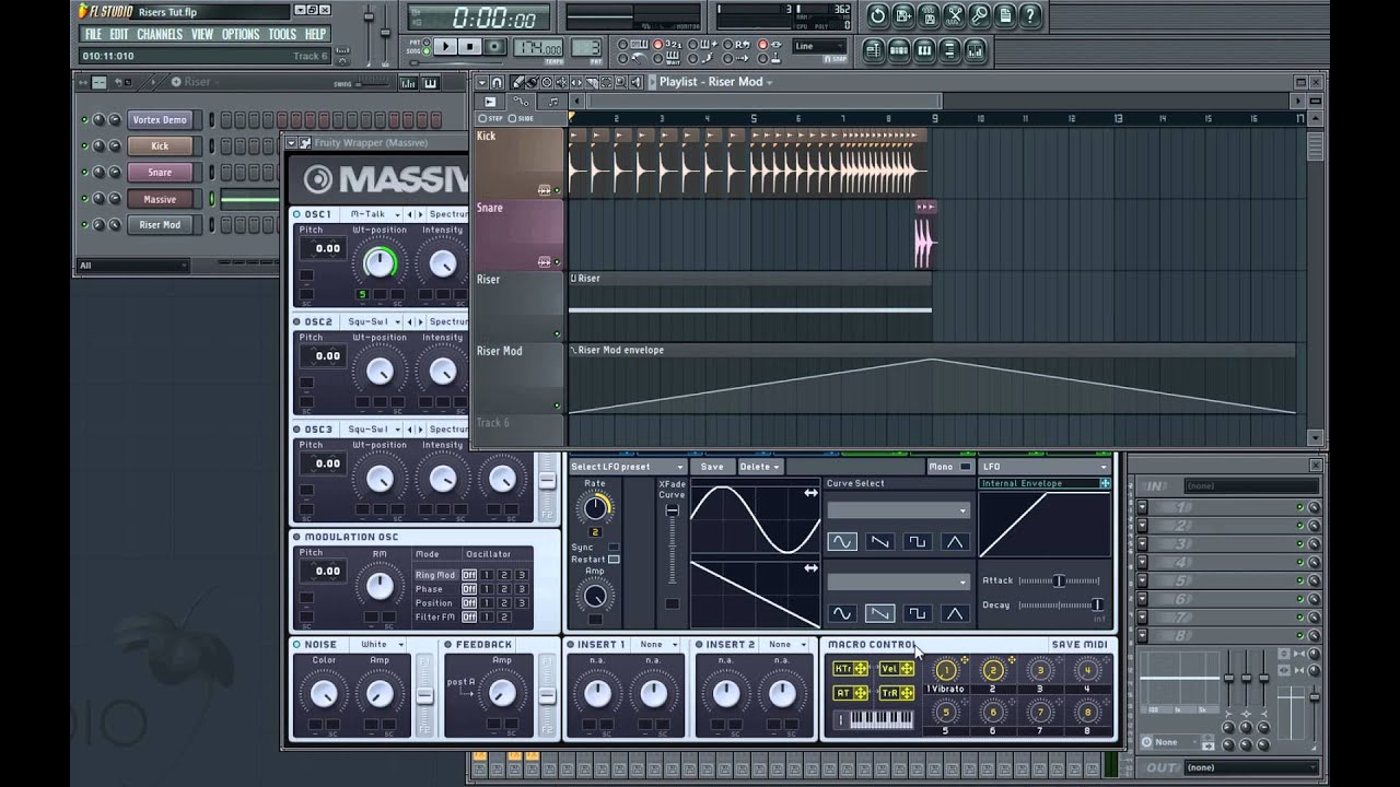 Creating Windups / Risers