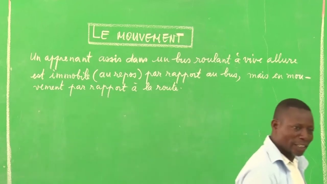 Cours de Sciences Physiques : Le Mouvement. Niveau 3&egrave;me