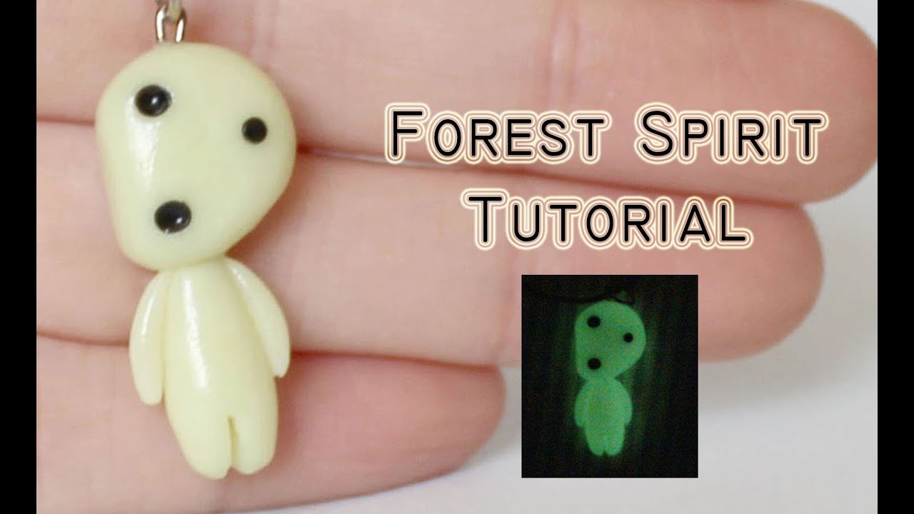 polymer Clay Tutorial: Kodama /Forest Spirit from Princess Mononoke by Studio Ghibli