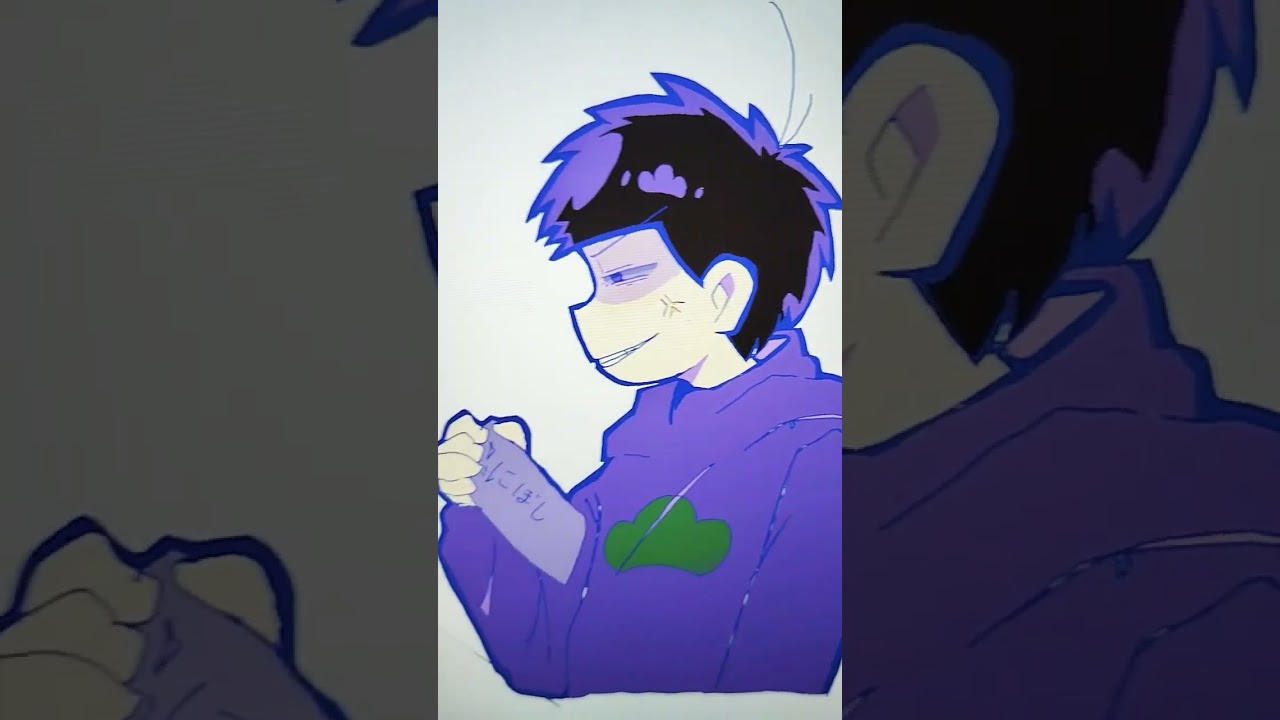 一松を怒らせると、、、#おそ松さん ＃イラスト
