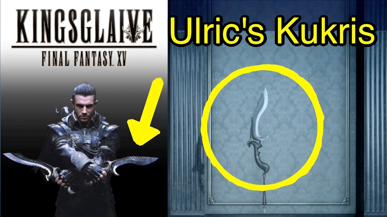 Final Fantasy XV: Secret Boss Fight: Psychomancer drops Ulric's Kukris Daggers (FFXV)