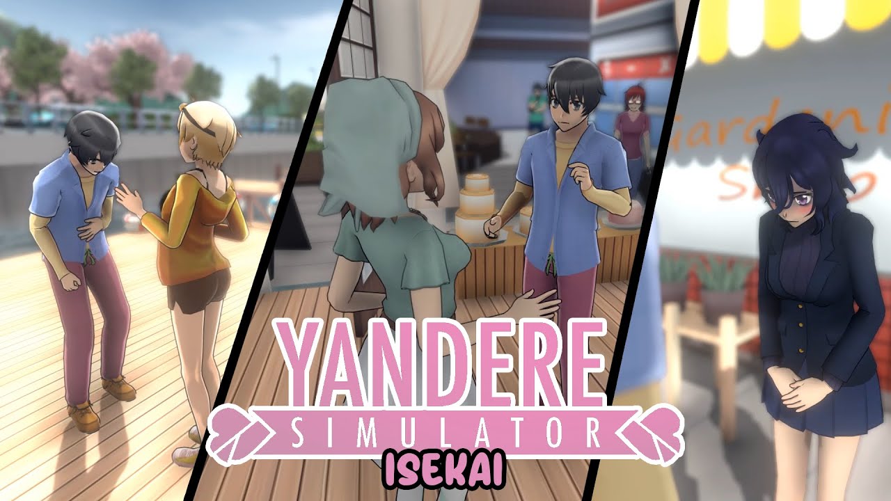 Сцена всех соперников! | Yandere Simulator Isekai Мод