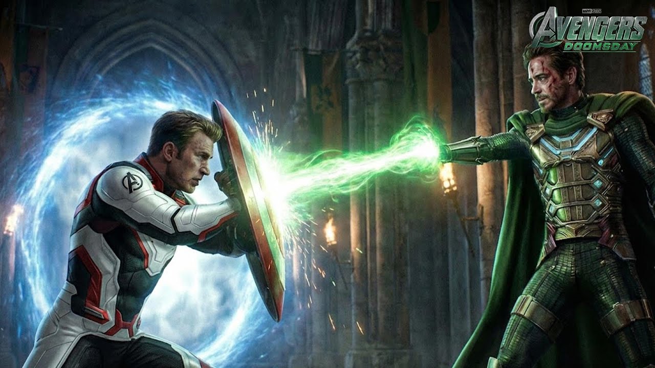 Steve Rogers bets everything on time travel to stop Doctor Doom Stark from capturing his daughter
