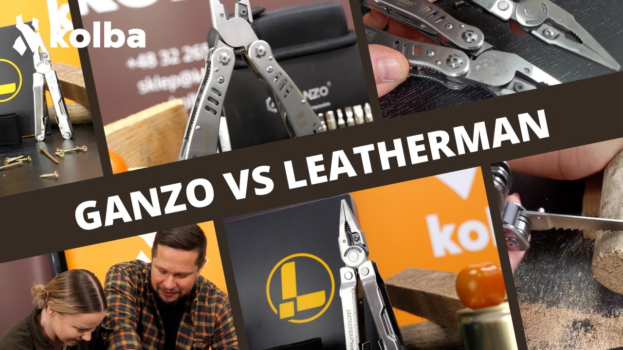#Leatherman kontra #Ganzo &mdash; #test i #por&oacute;wnanie popularnych multitooli