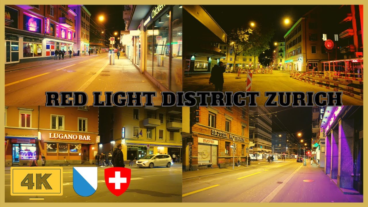 Night Walk In The Red-Light District Zurich, Switzerland | Langstraße Zurich | Zurich Soft Lockdown
