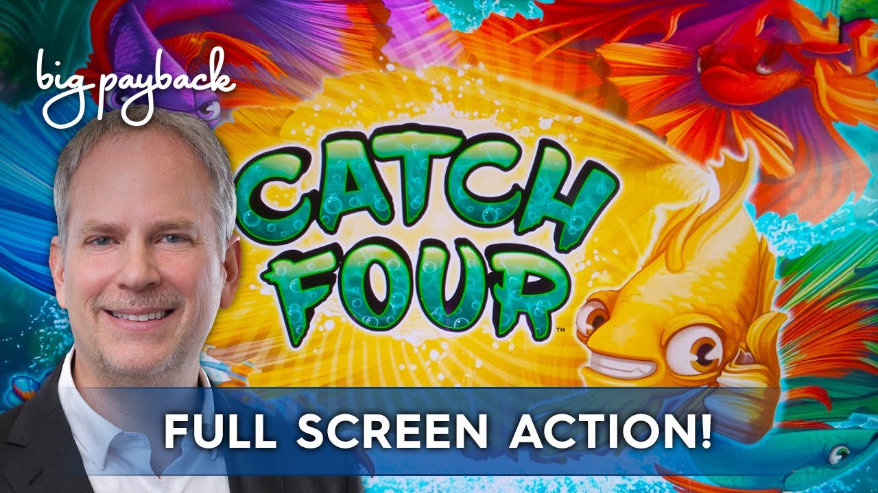 FULL SCREEN ACTION! Catch Four Slot & Phoenix Flare Slot!