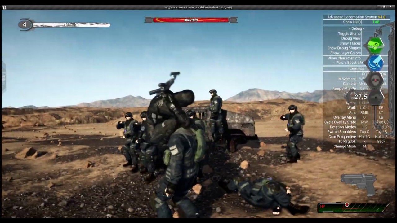 Character Interaction-ALS v4-Close Combat Fighter-Close Combat Swordsman* MEGA PROJECT Ue4