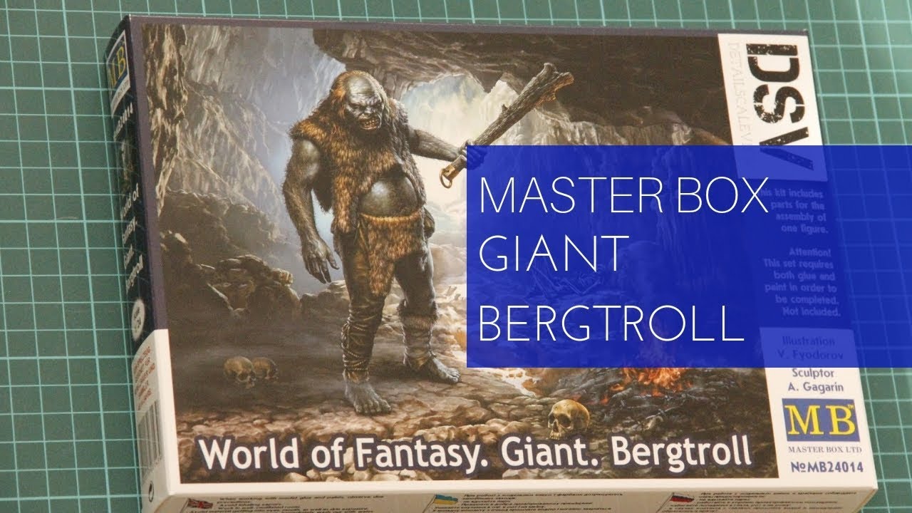 Master Box 1/24 Giant Bergtroll (MB24014) Review