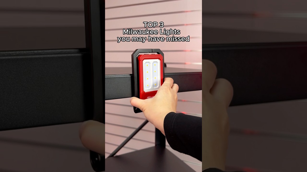 Top 3 Milwaukee powerful battery-powered work lights you&rsquo;ve missed #tools #lighting