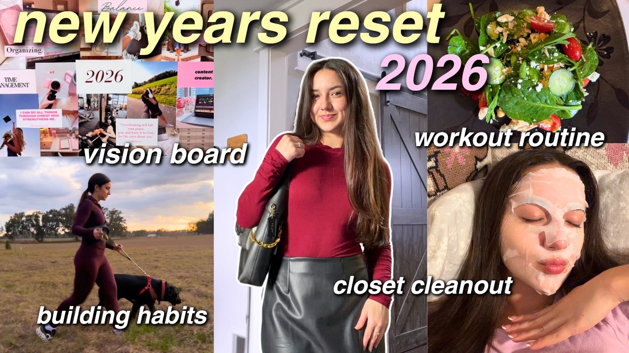 2026 NEW YEARS RESET VLOG | Becoming *THAT* Girl ✨🌹💋