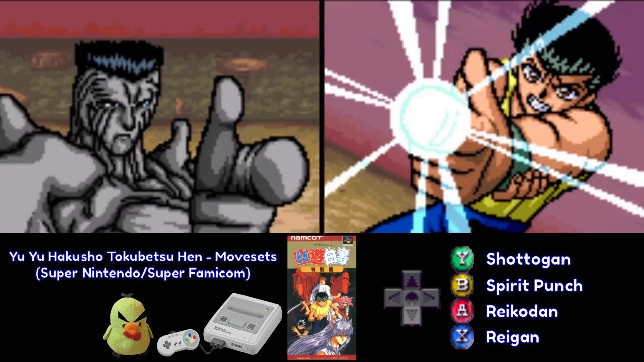 Yu Yu Hakusho Tokubetsu Hen - Movelist (Super Nintendo/Super Famicom)