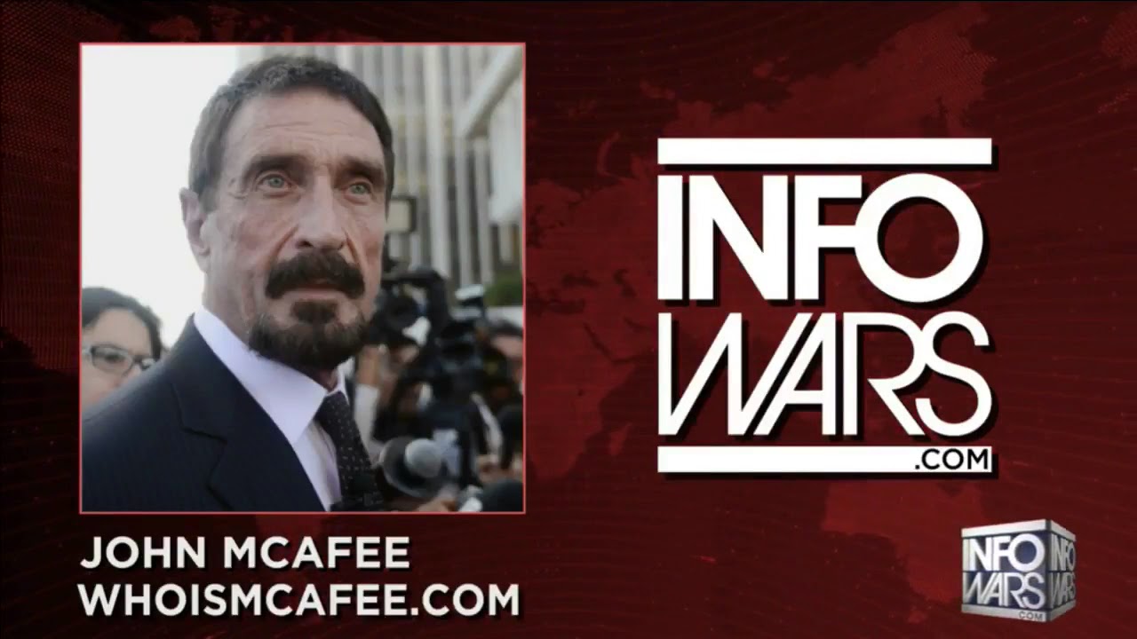 John McAfee on Infowars: Nothing Can Stop The Blockchain Revolution