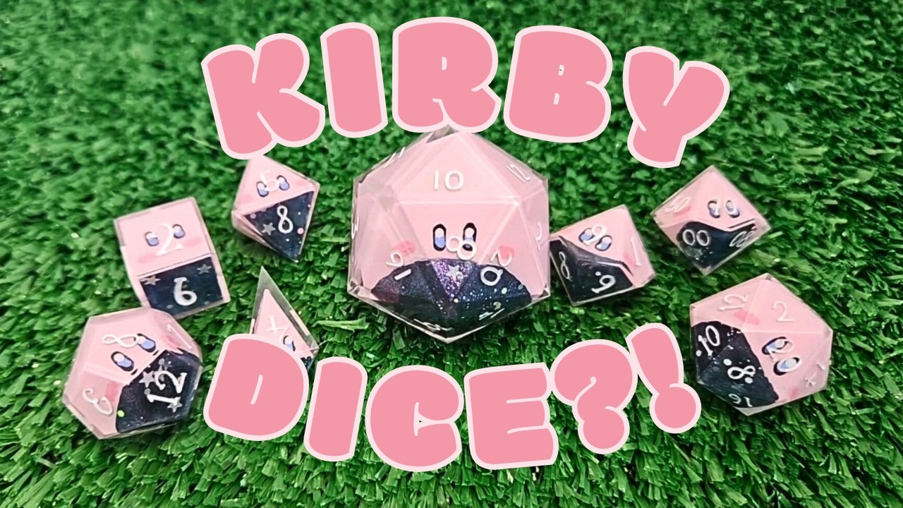 Let's make a Kirby Dice Set!
