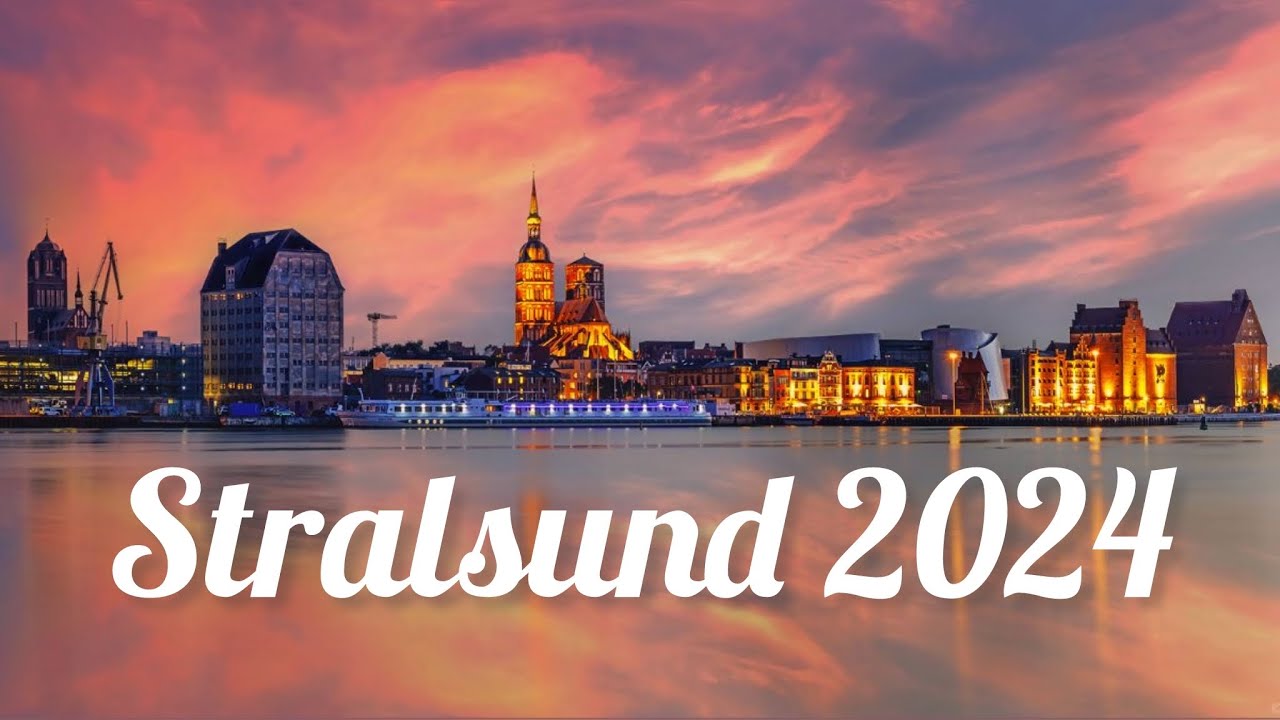 Stralsund, Germany, UNESCO World Heritage city, Walking Tour 4k
