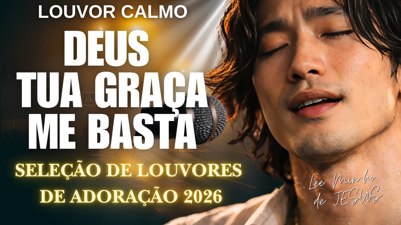 🙏 LEE MIN-HO DE JESUS 2026 | Tua Graça Me Basta | Música Gospel e Seleção de Louvores de Adoração