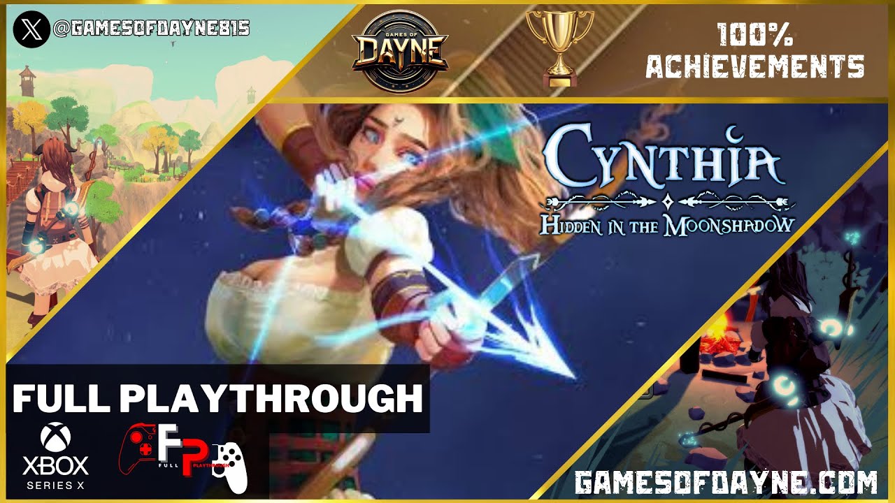 FULL PLAYTHROUGH (100% ACHIEVEMENTS) | Cynthia: Hidden in the Moonshadow