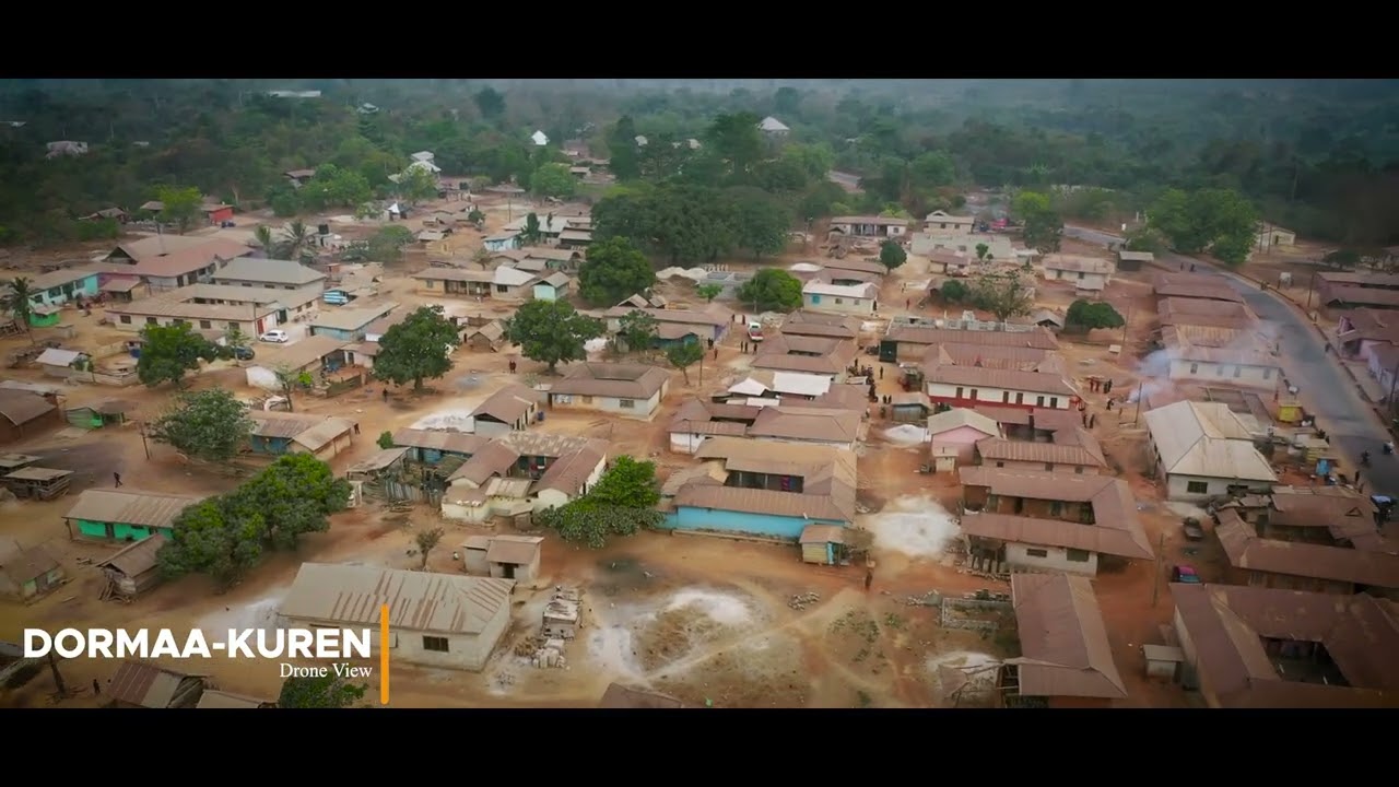 Dormaa-Kuren from Above: Stunning Drone Footage
