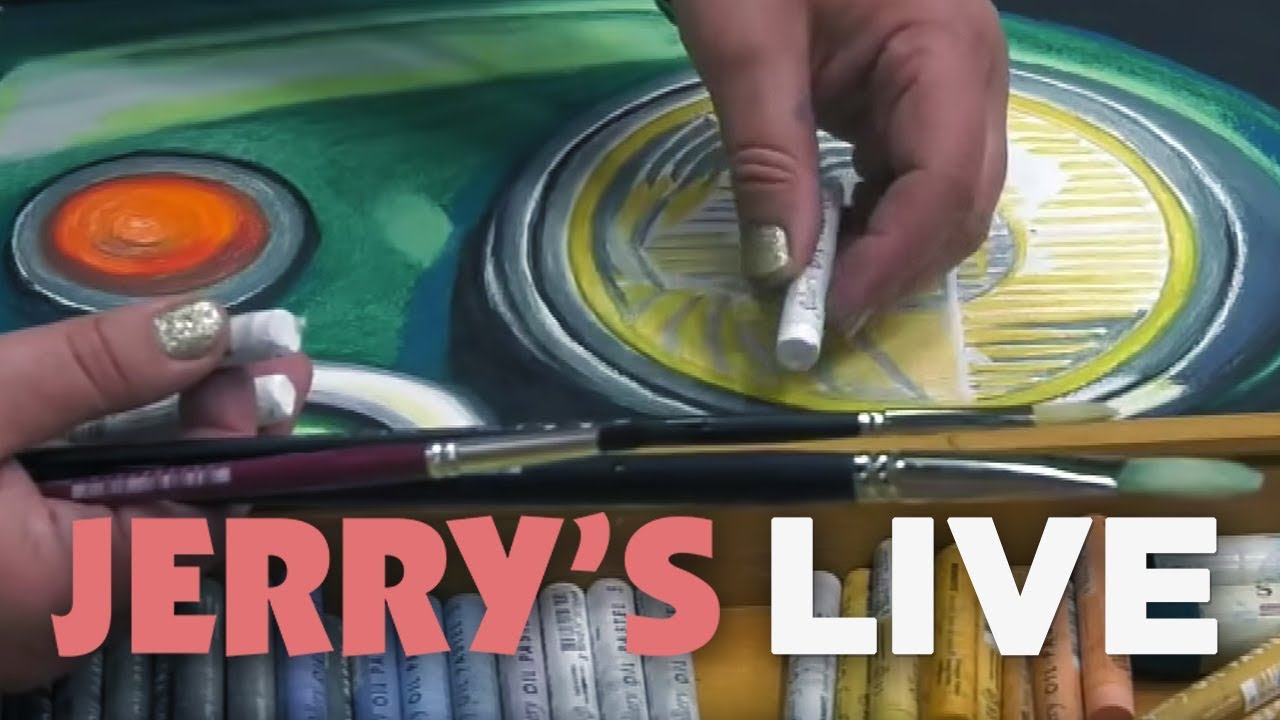 Jerry’s LIVE Episode #95 - Oil Pastel Painting, Step-by-Step