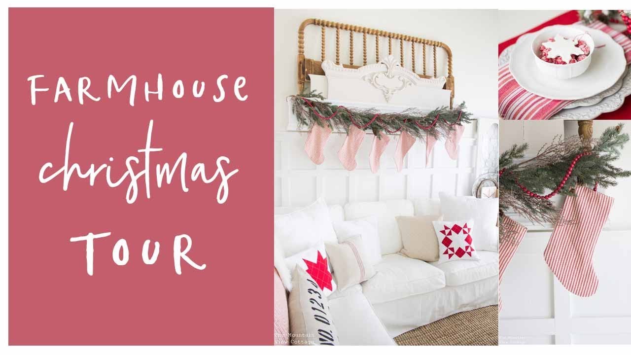 Home Decor-Farmhouse Inspired Christmas Home Tour