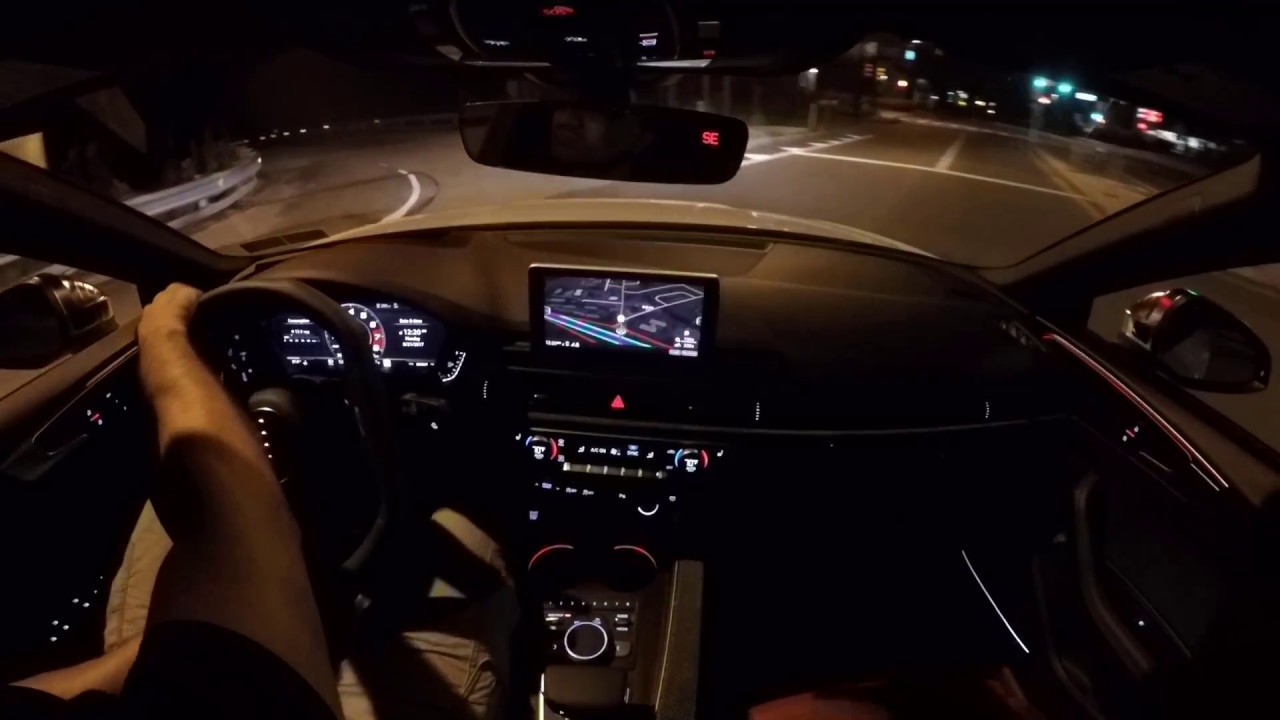 Audi S5 Sportback 2018 - POV Night Drive