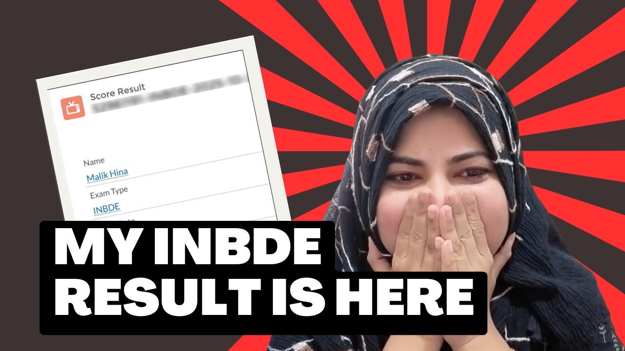 My INBDE Result is here | Did I get through? #inbde