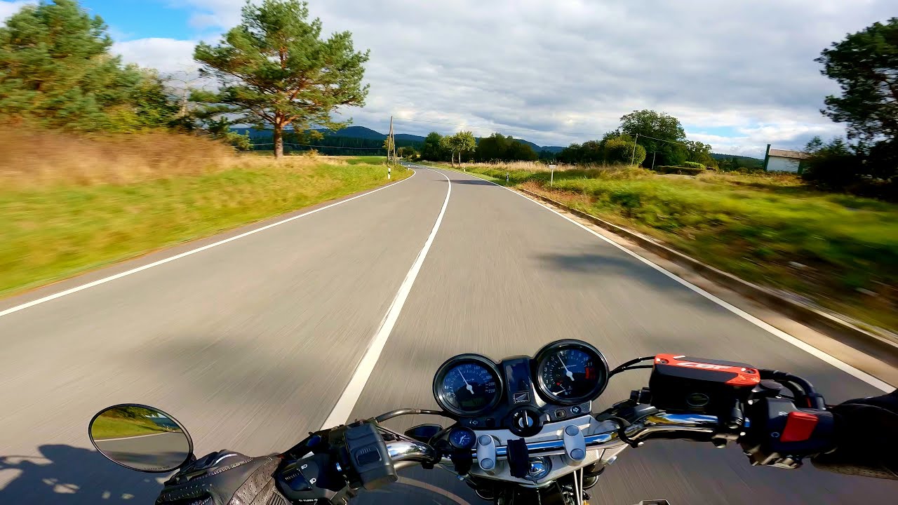 Fast Lane Into The Woods🌳🌞🔥  | HONDA CBF 600 | RIDE POV [4K | RAW SOUND]