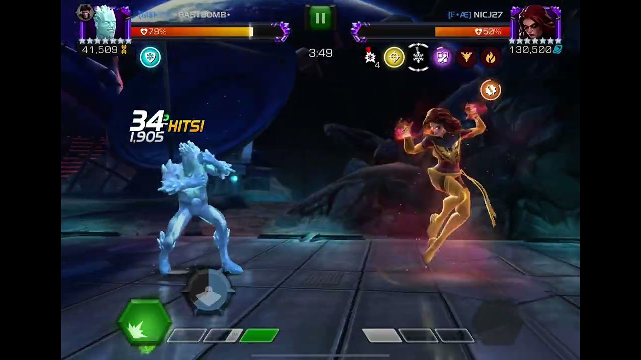 Iceman vs Node 45 Dark Phoenix