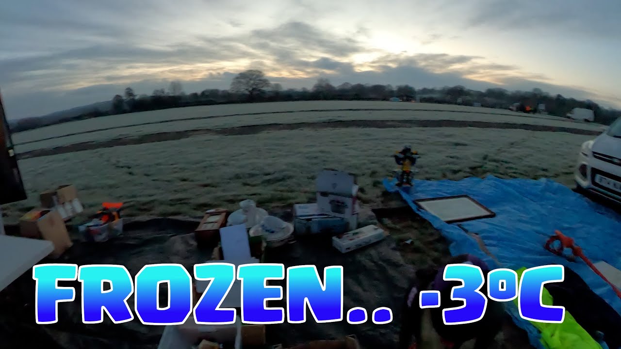 Minus 3°C 6AM Freezing Car Boot Sale .. Why Do We Do This