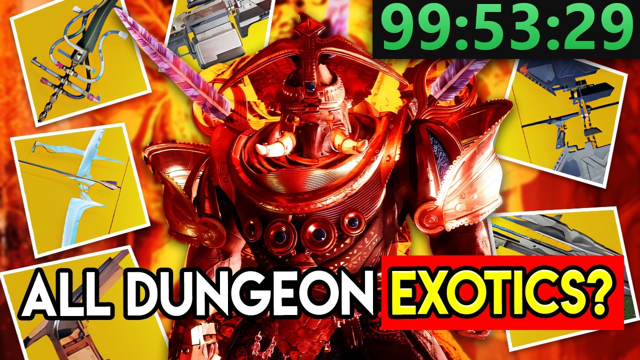 I Attempted to Collect Every Dungeon Exotic in One Stream