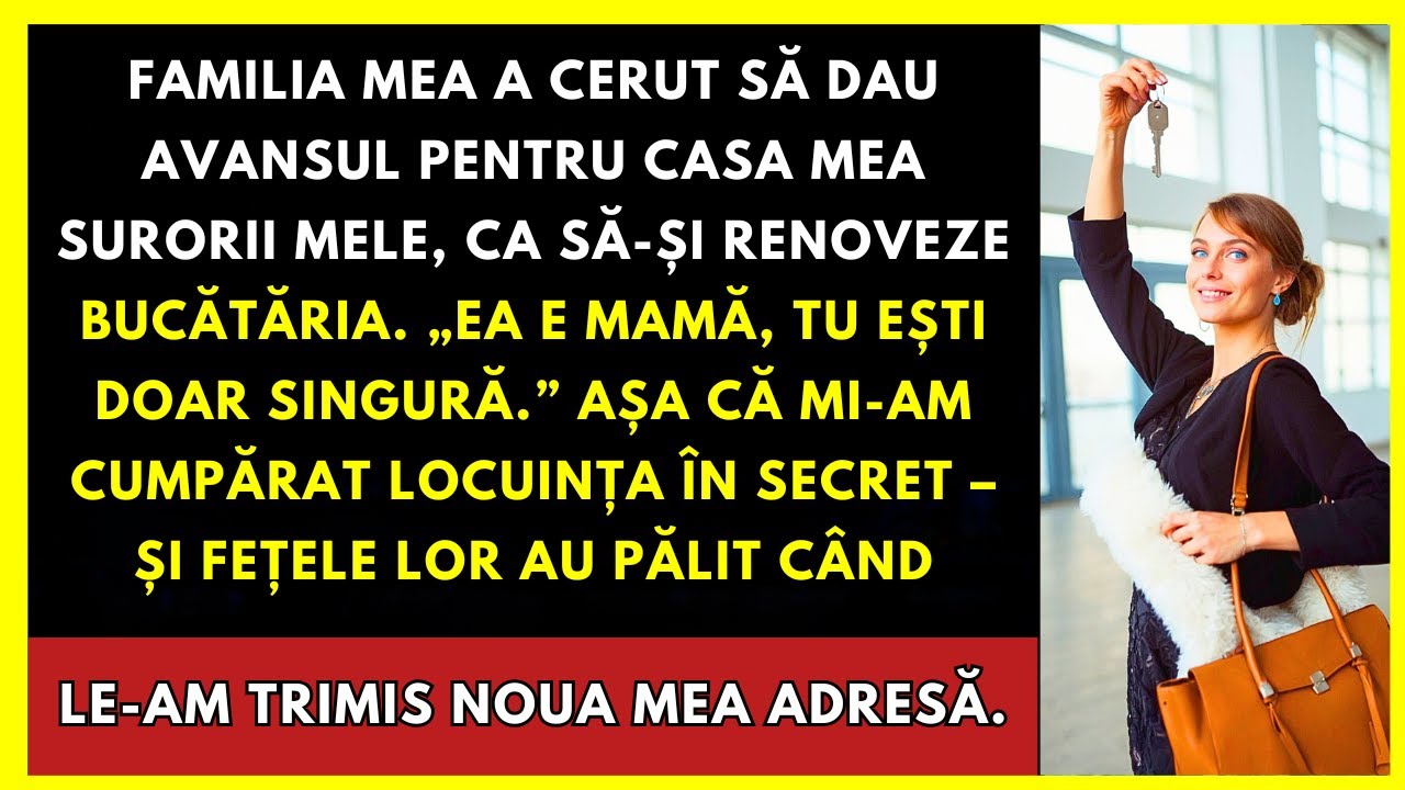 Părinții Mei Au Luat Avansul Casei Pentru Bucătărie, Așa Că Mi-Am Luat O Casă În Secret