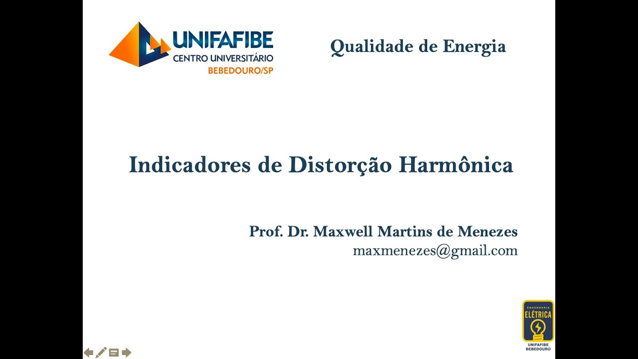 Indicadores de Qualidade de Energia Elétrica