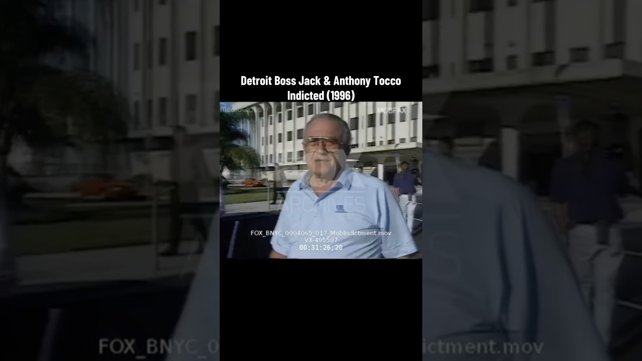 Detroit Boss Jack & Anthony Tocco Indicted (1996)
