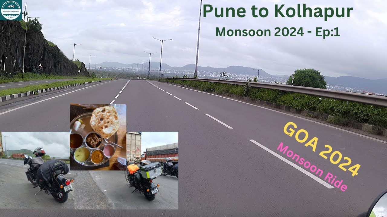 Ep 1 - Pune to Kolhapur 2024 II @RideStoryAdventures #monsoonride #goa #bikeride
