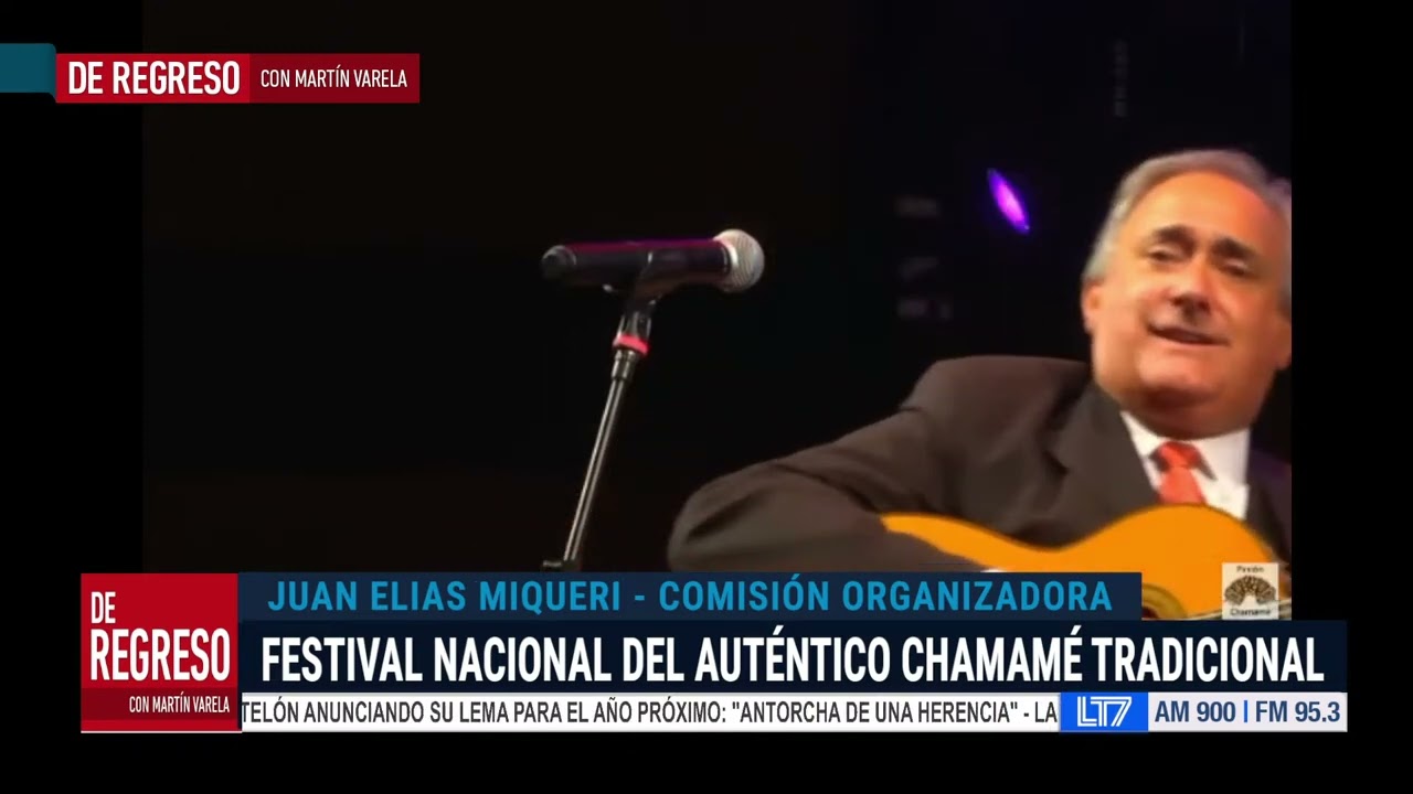 Se viene el Festival Nacional del Auténtico Chamamé: hablamos con Juan Elías Miqueri