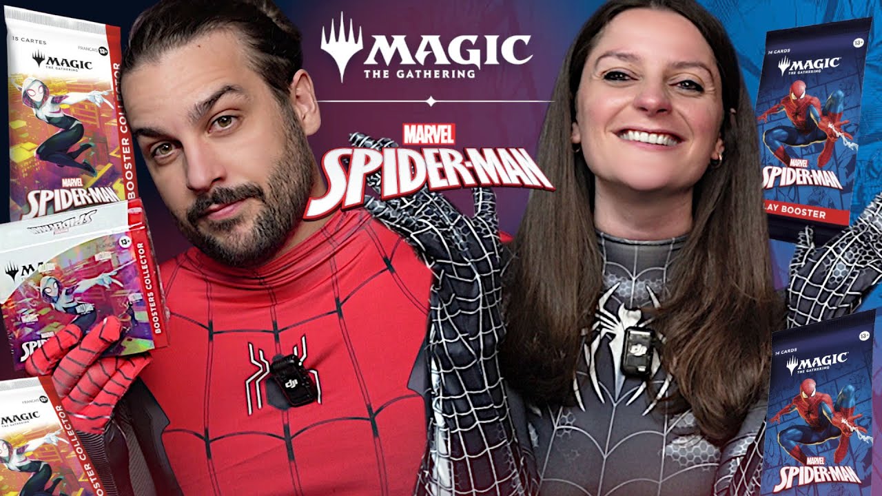 On ouvre 600€ de Cartes Magic Marvel Spider Man !  Booster Box Collector Spiderman